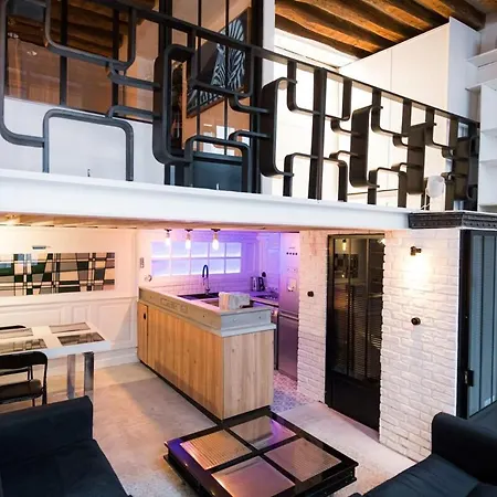 Apartment Artist's Mini Loft - Marais Normandie Paris